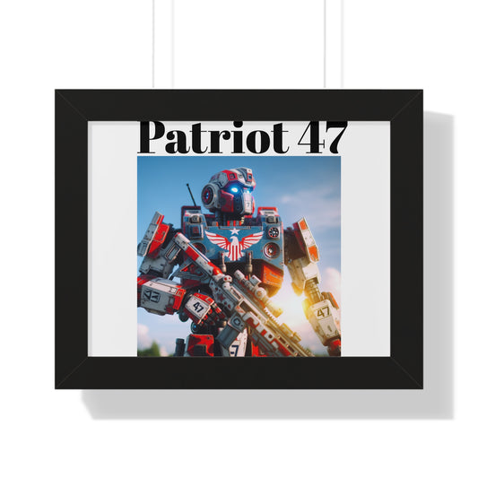 Patriotic Framed Poster