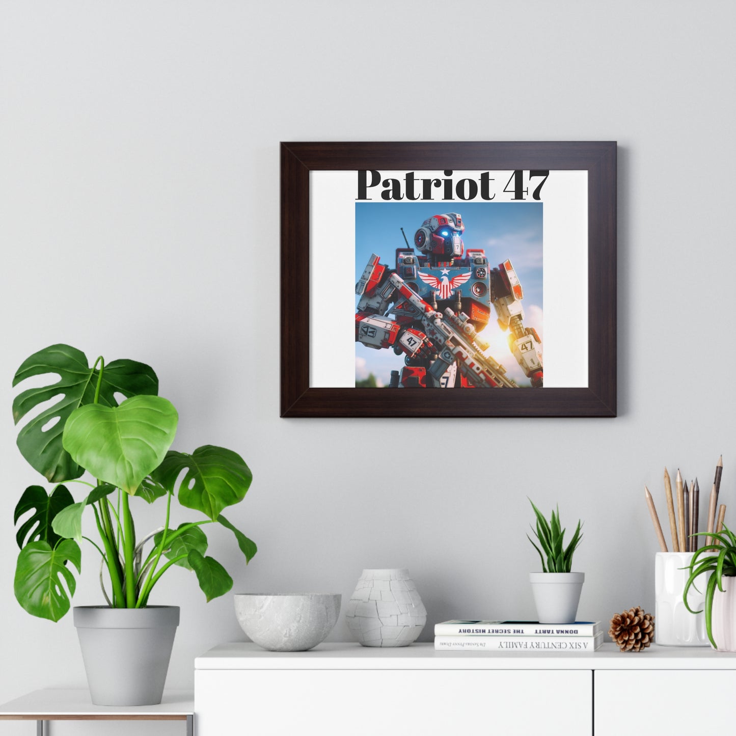 Patriotic Framed Poster