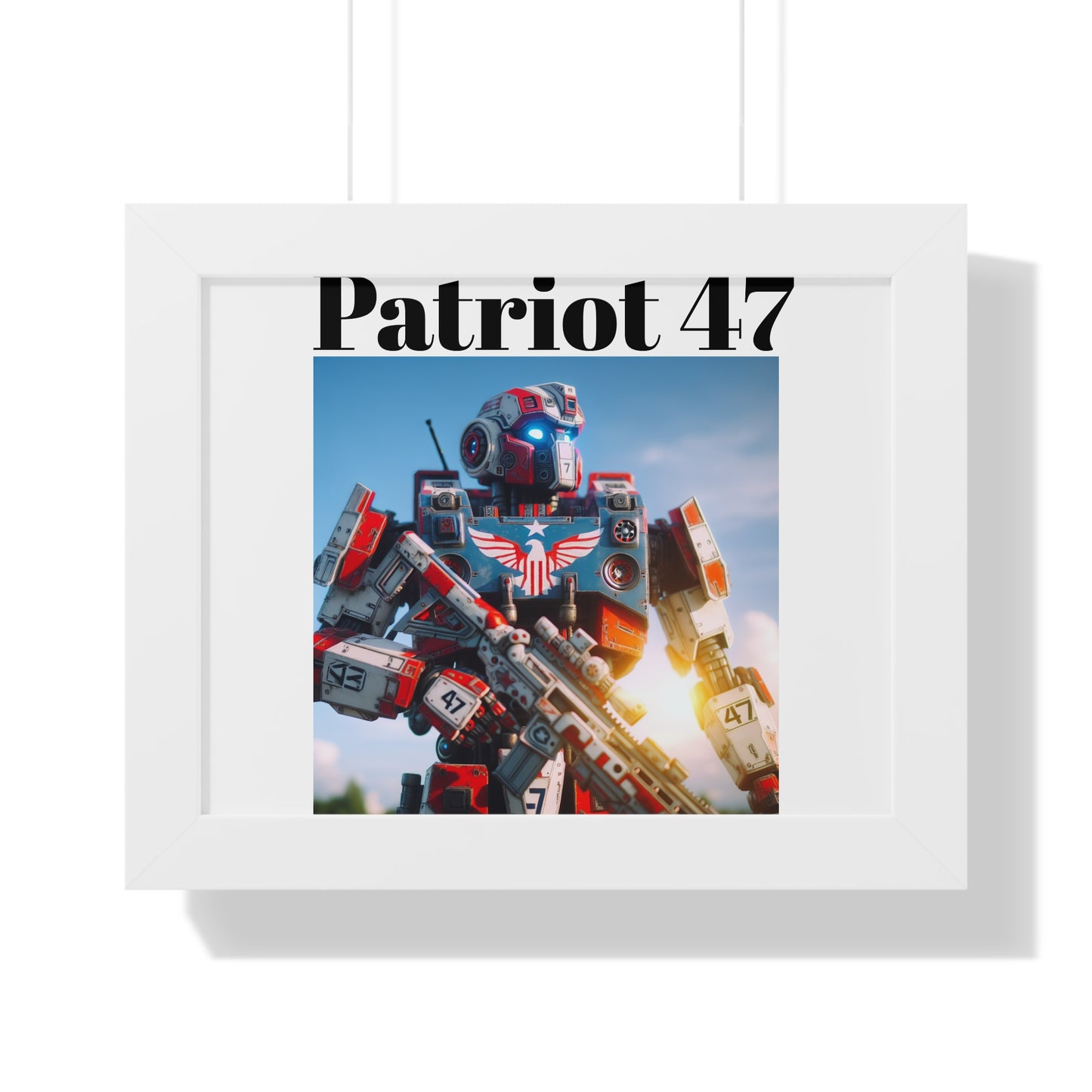 Patriotic Framed Poster