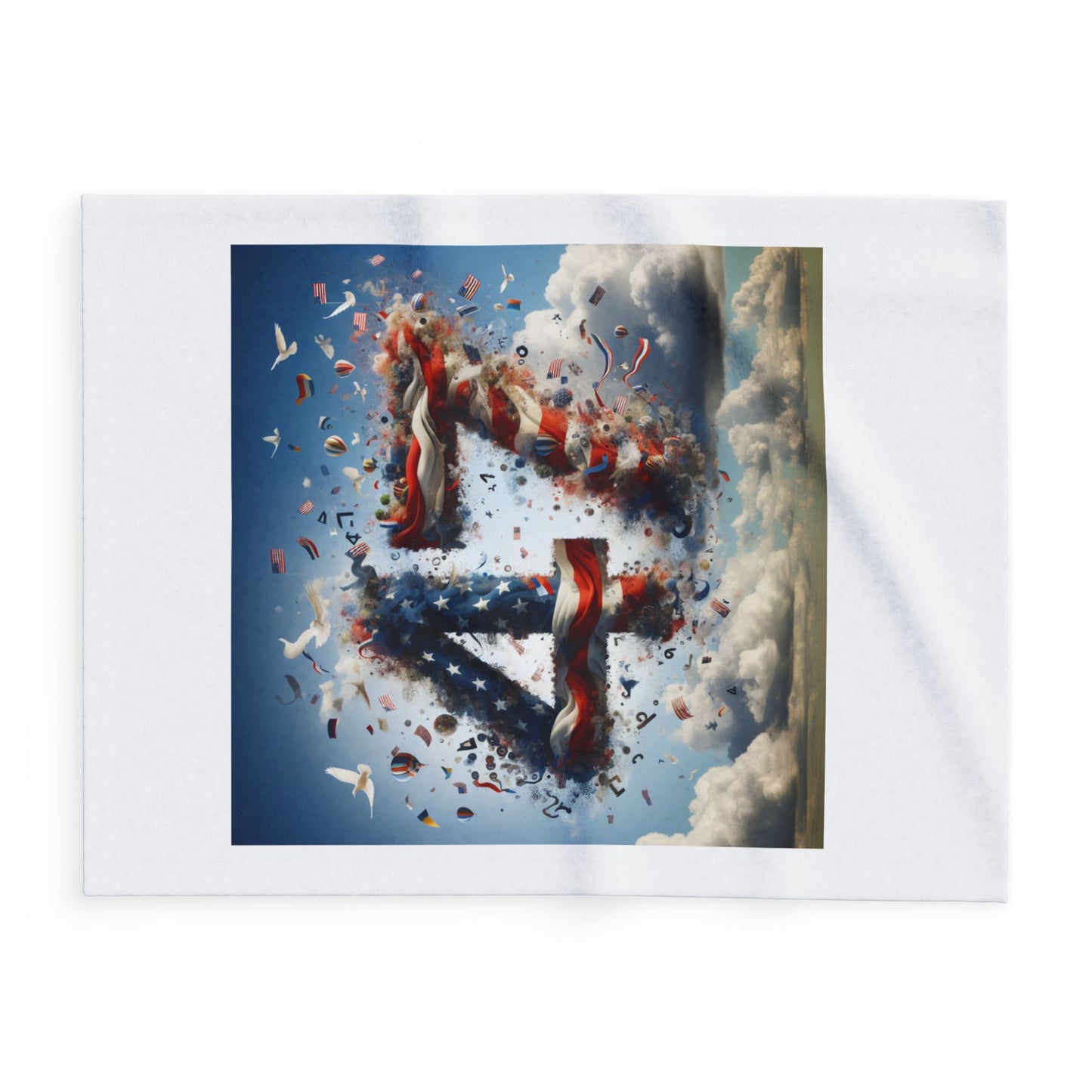 Fleece Blanket - Patriot 47 American Freedom Celebration